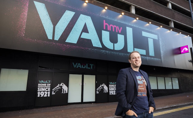 HMV set for gala opening of Birmingham Vault store