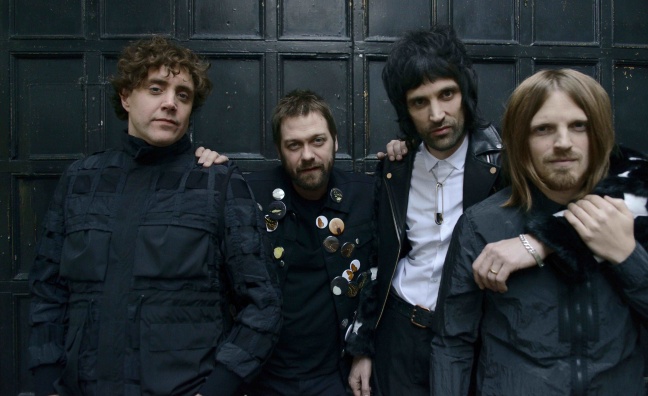 Kasabian seek to challenge Ed Sheeran at the top of the albums chart