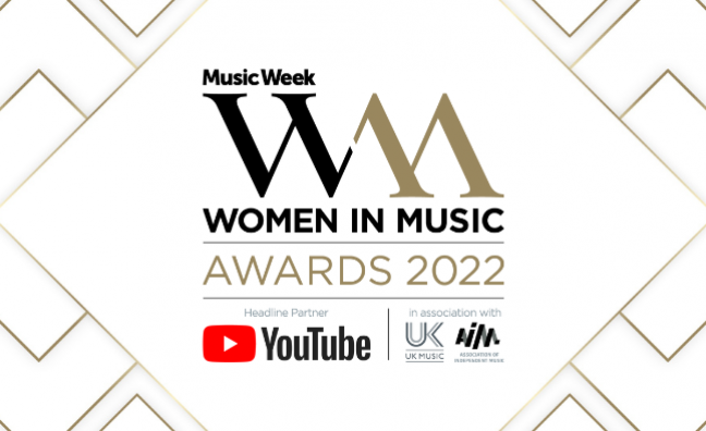 YouTube sponsors Music Week Women In Music Awards 2022