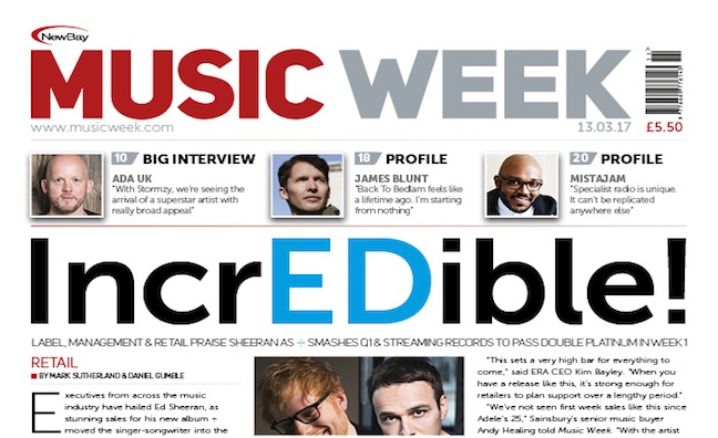 New issue of Music Week out now
