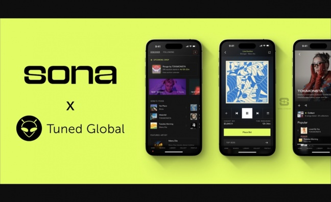 Tuned Global to power artist-centric streaming platform Sona