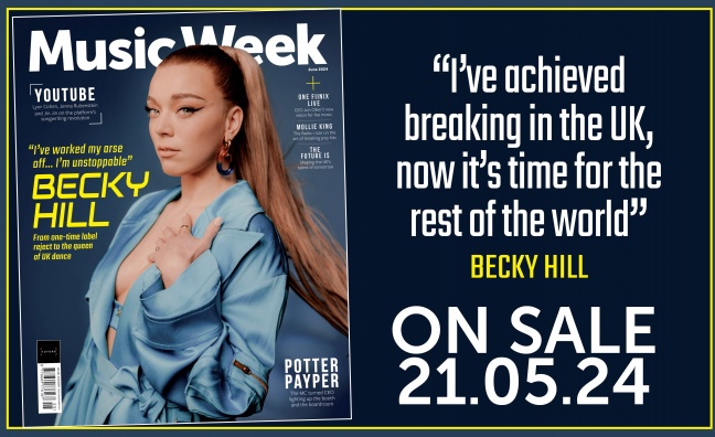 Becky Hill covers the June edition of Music Week