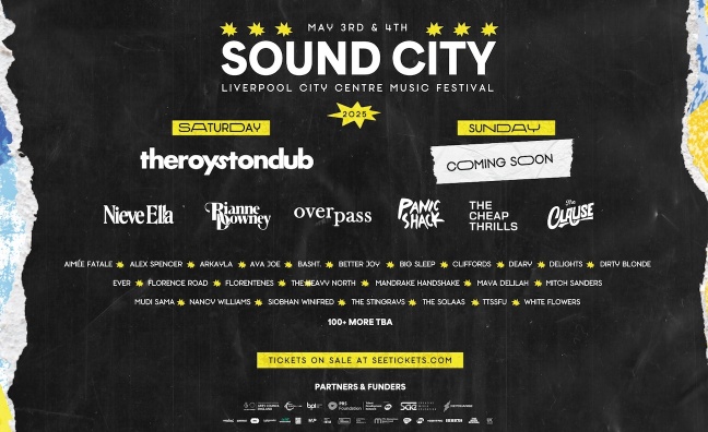 Sound City reveals first wave of artists for 2025 event