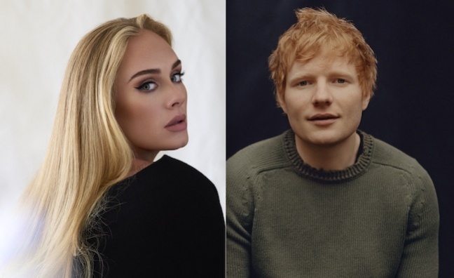 After 37 weeks, Ed Sheeran's = moves ahead of Adele's 30 to top 2020s sales rankings