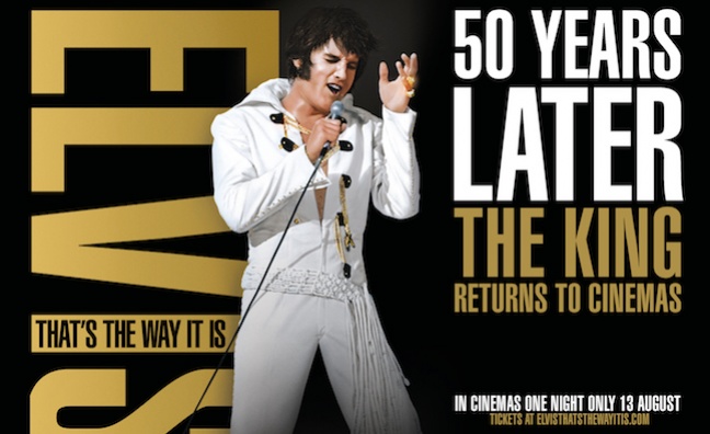 Elvis still the king as concert film takes UK box office No.1