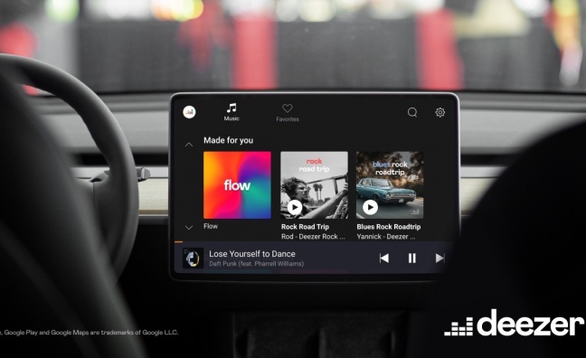 Deezer launches in-car streaming app