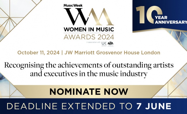 Deadline extended for Women In Music Awards 2024 entries