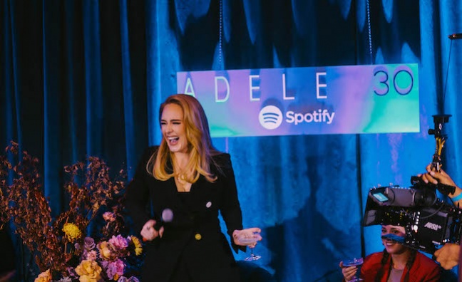 Adele makes streaming impact with 30 as she prompts Spotify to remove album shuffle