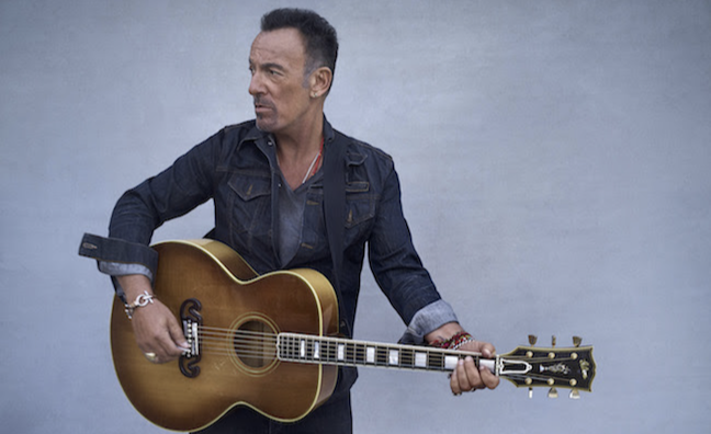 Bruce Springsteen's still The Boss on albums chart with 12 No.1s
