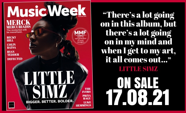Little Simz stars on the cover of the new edition of Music Week