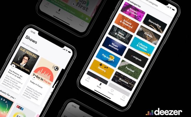 Deezer launches dedicated podcast feature