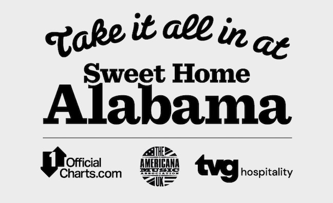 Official Charts Company & Americana Music Association UK reveal partnership with Sweet Home Alabama