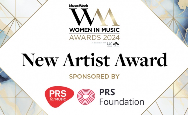 PRS For Music to sponsor Music Week Women In Music Awards