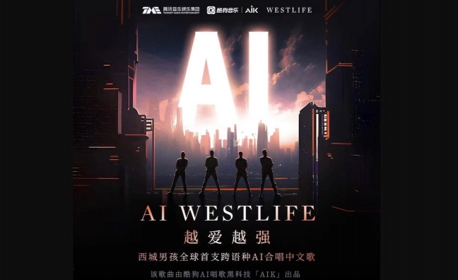 Westlife embrace AI for new push into China with single performed in Mandarin