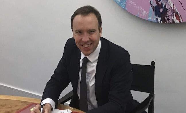 BPI welcomes 'passionate champion' Matt Hancock as Culture Secretary