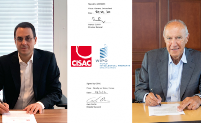 WIPO and CISAC sign deal to boost royalty collections in developing countries