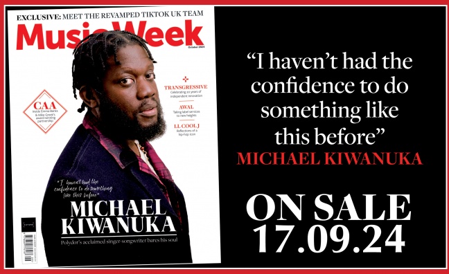 Michael Kiwanuka covers the October edition of Music Week 