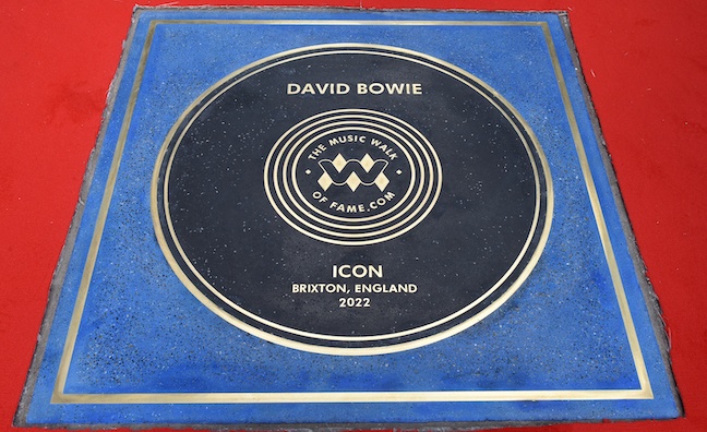 David Bowie honoured on Music Walk Of Fame in Camden