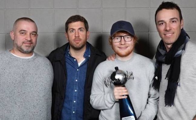 Ed Sheeran named best-selling global artist of 2017