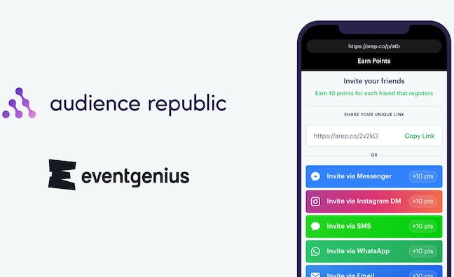 Event Genius partners with marketing platform Audience Republic