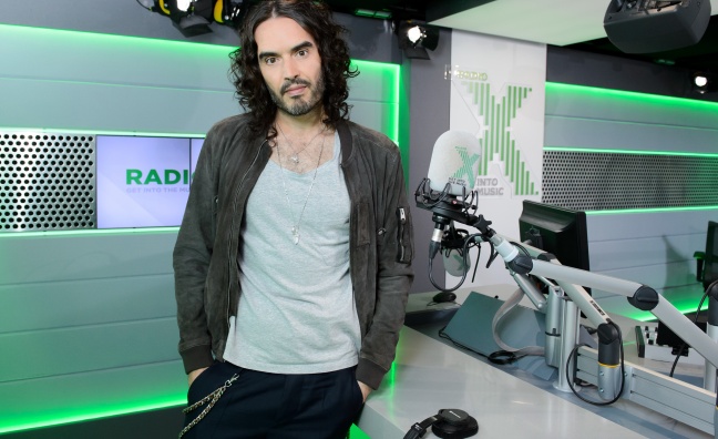 Russell Brand returns to the airwaves with new Radio X show