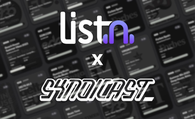 Music promotion platform Listn partners with Syndicast on radio plugging