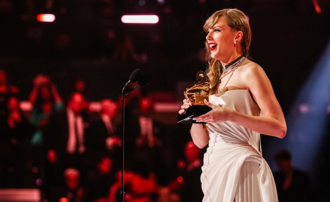 Taylor Swift breaks Grammys record and reveals surprise album release date