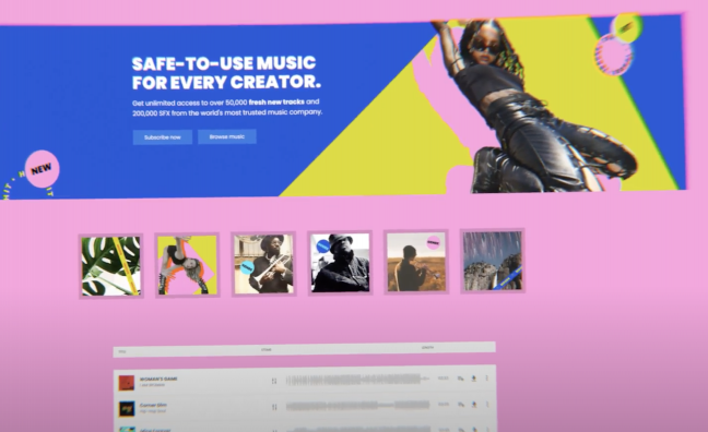 UMPG production music division launches Universal Music For Creators subscription service