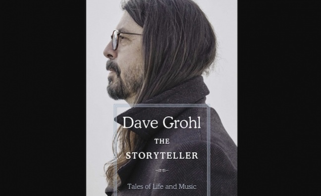 Foo Fighters frontman Dave Grohl debuts at No.1 on UK books chart