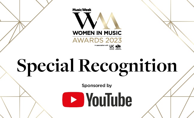 YouTube sponsors new Special Recognition category at Women In Music 2023
