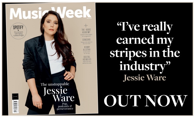 Jessie Ware covers the May edition of Music Week