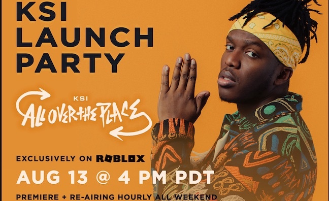 KSI Launch Party among Roblox's top partner events of 2021