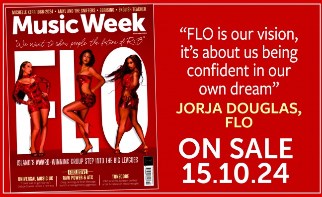 FLO cover the November edition of Music Week