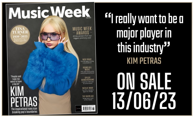 Kim Petras covers the July edition of Music Week
